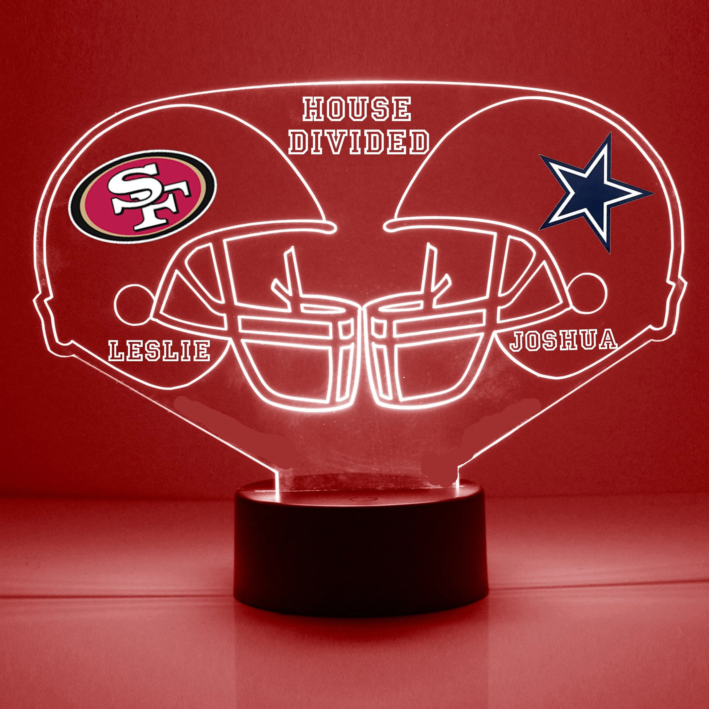 Personalized Football Sports LED Light