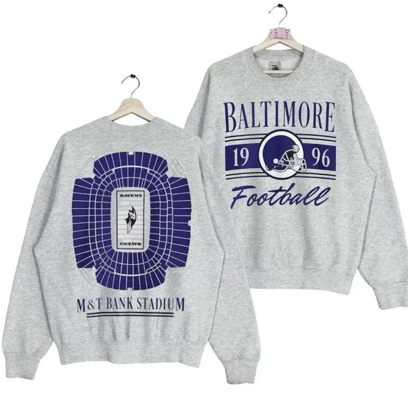 Vintage Football Field Graphic Sweatshirt