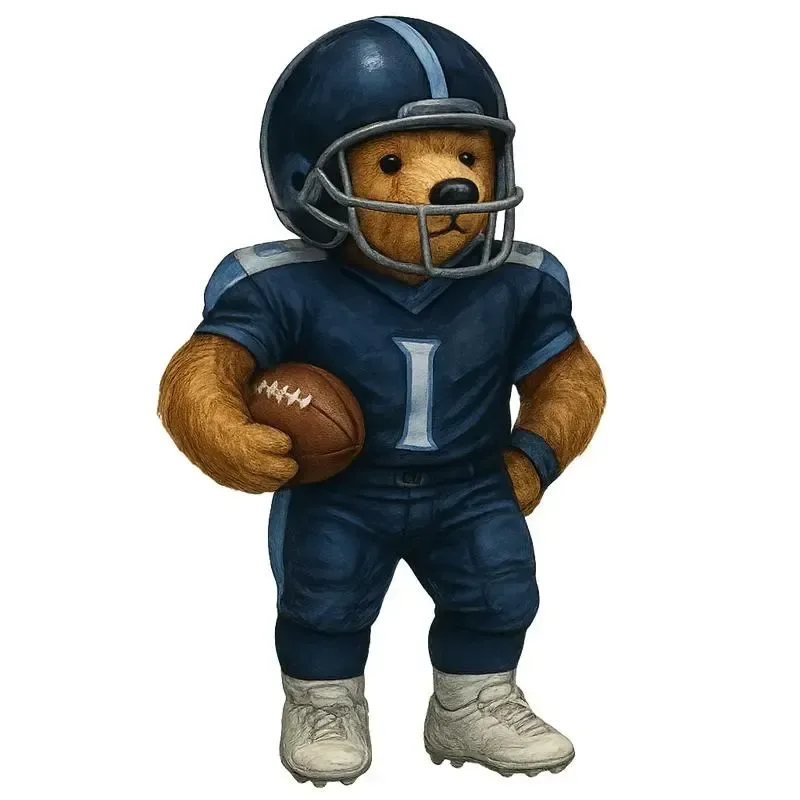 Custom American Football Bear Sweatshirt