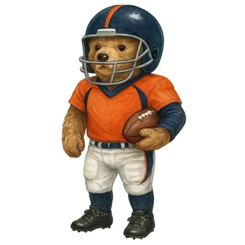 Custom American Football Bear Sweatshirt