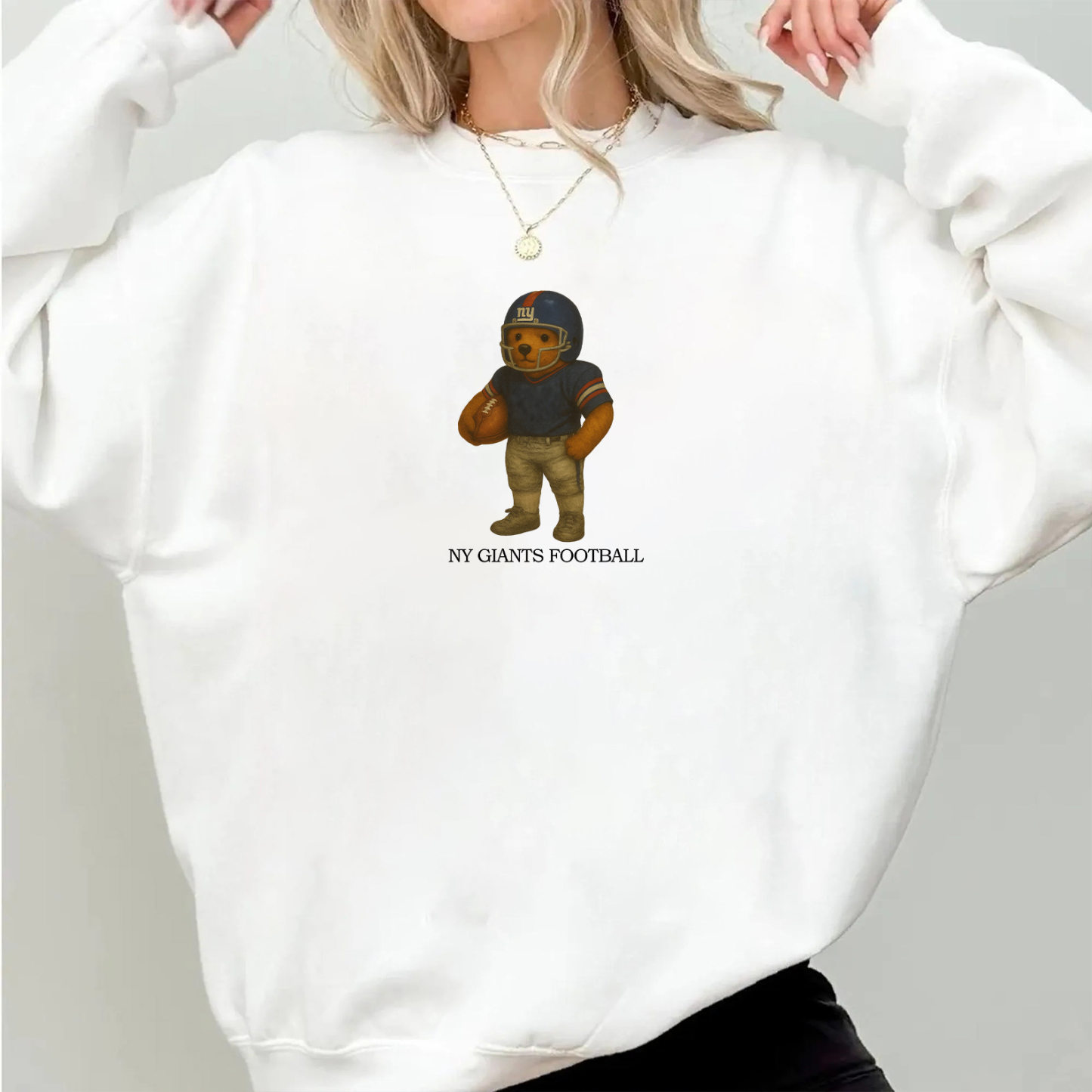 Custom American Football Bear Sweatshirt