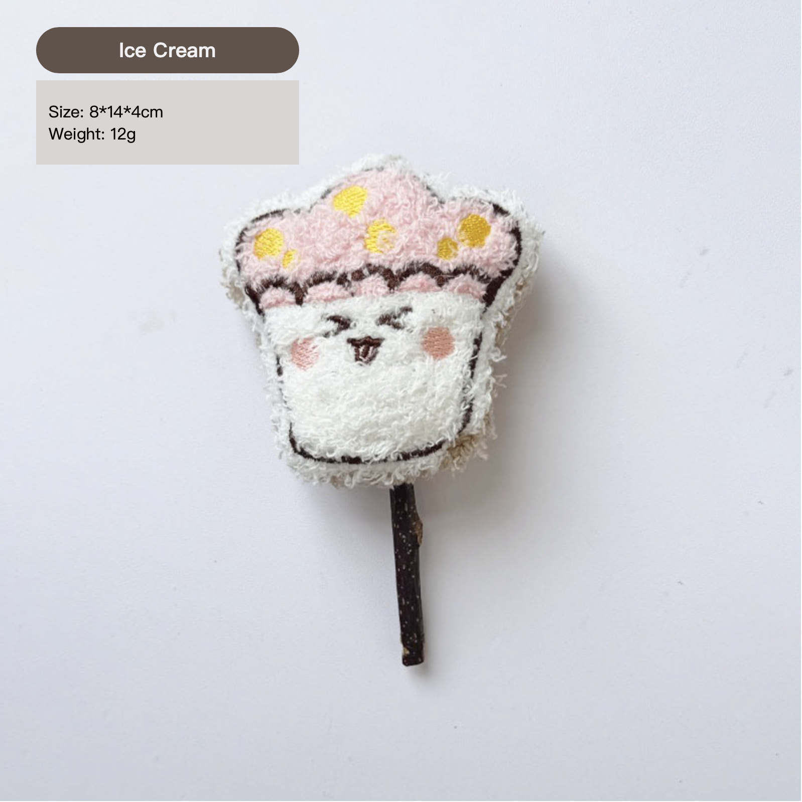 New Bakery Series Teeth Grinding & Cleaning Silvervine Plush Cat Chewing Toy