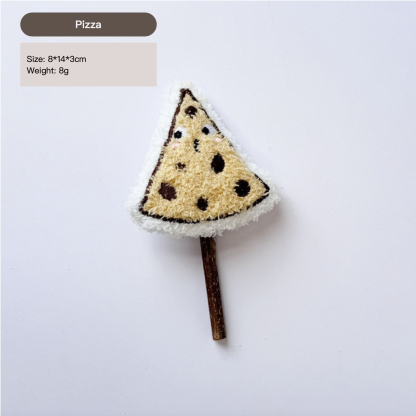 New Bakery Series Teeth Grinding & Cleaning Silvervine Plush Cat Chewing Toy