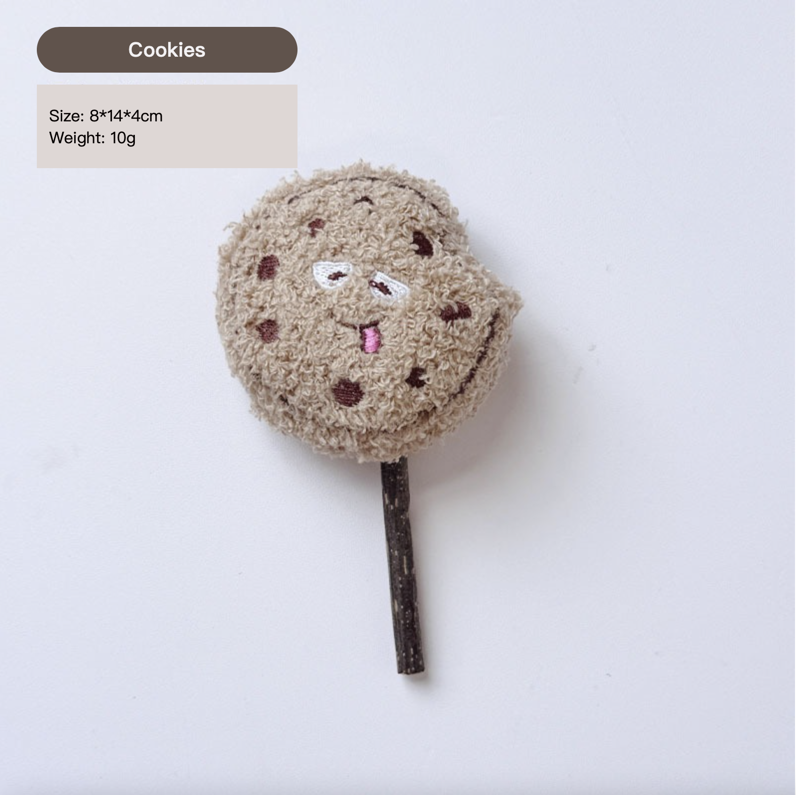 New Bakery Series Teeth Grinding & Cleaning Silvervine Plush Cat Chewing Toy