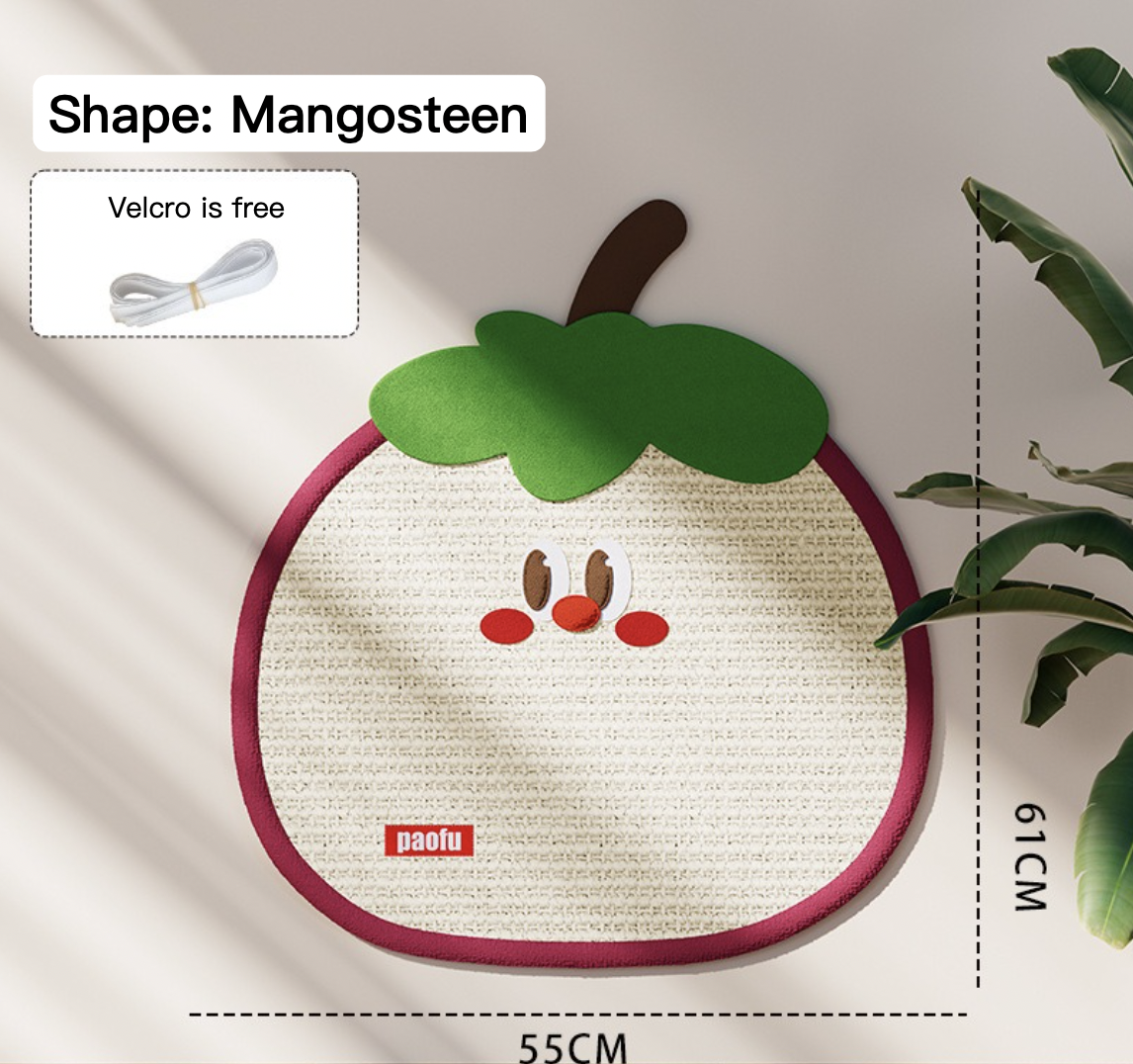 Cartoon Sisal Cat Scratching Board With Hanging Ball 17 Styles for Choice Can Be Used Anywhere