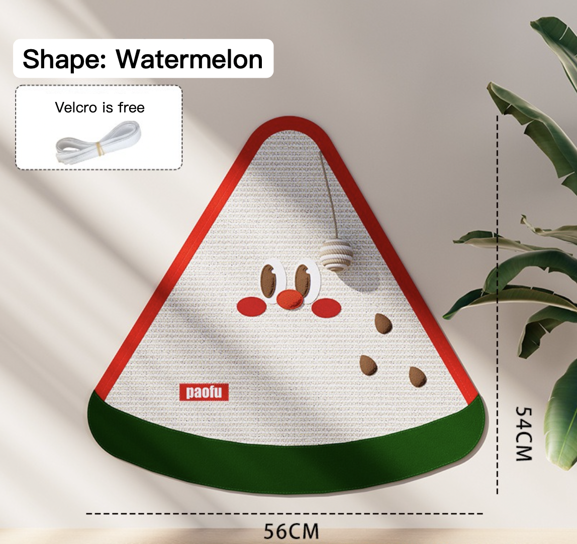 Cartoon Sisal Cat Scratching Board With Hanging Ball 17 Styles for Choice Can Be Used Anywhere