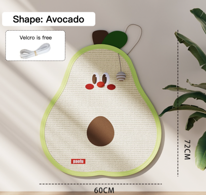 Cartoon Sisal Cat Scratching Board With Hanging Ball 17 Styles for Choice Can Be Used Anywhere