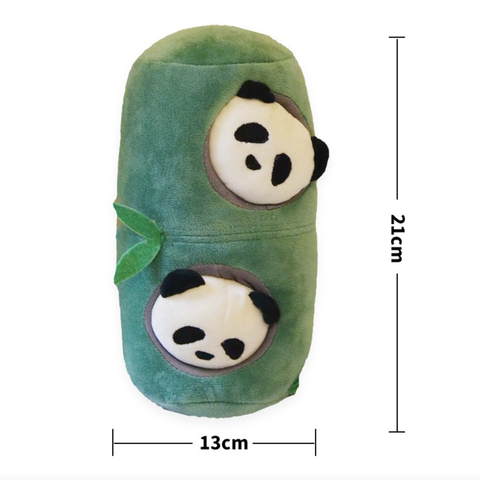 Dog Digging Fun Plush Toy Panda + Bamboo Set Paper Sound & BB Squeaky Toy