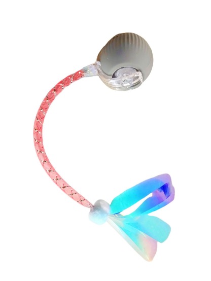 Interactive Cat Toys Ball With Replaceable Tail Automatic Moving Cat Toys Ball ElectricIe Interactive Rolling Dog Ball