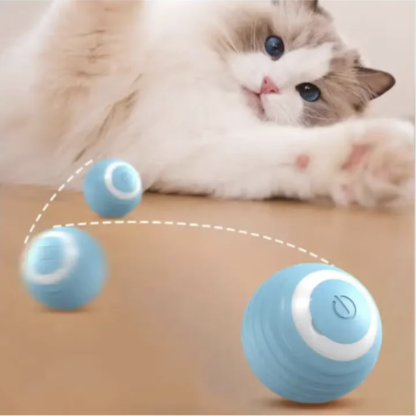 Cute Cat Teasing Ball Rechargeable Cat Self Entertainment Prop Cat Toy Automatic Wake Up