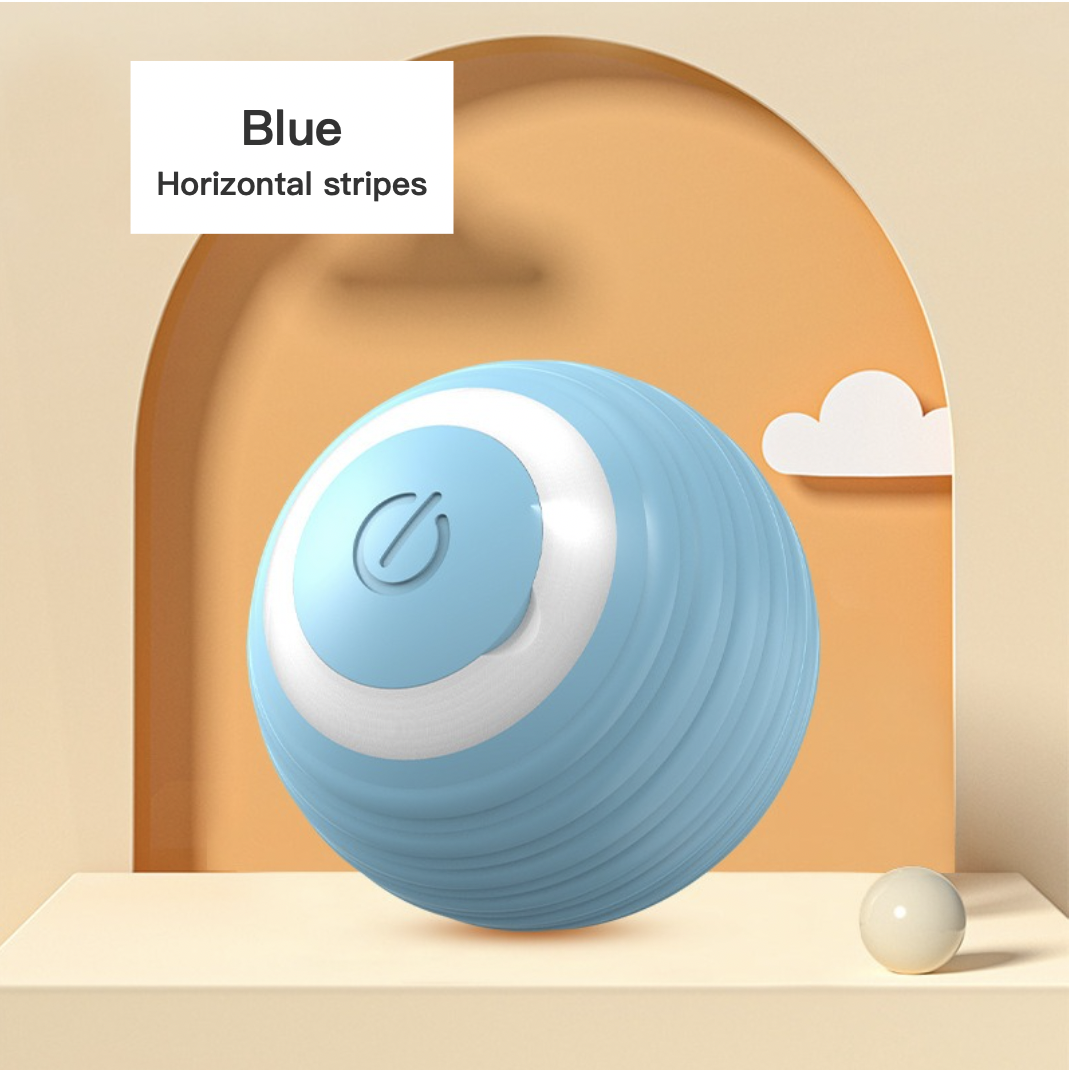 Cute Long Tail Cat Teasing Ball Rechargeable Protruding Ball Cat Self 