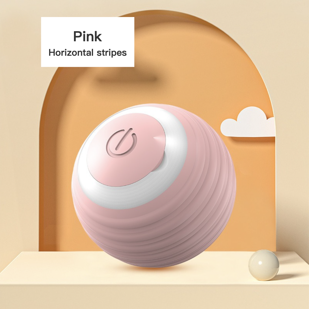 Cute Cat Teasing Ball Rechargeable Cat Self Entertainment Prop Cat Toy Automatic Wake Up