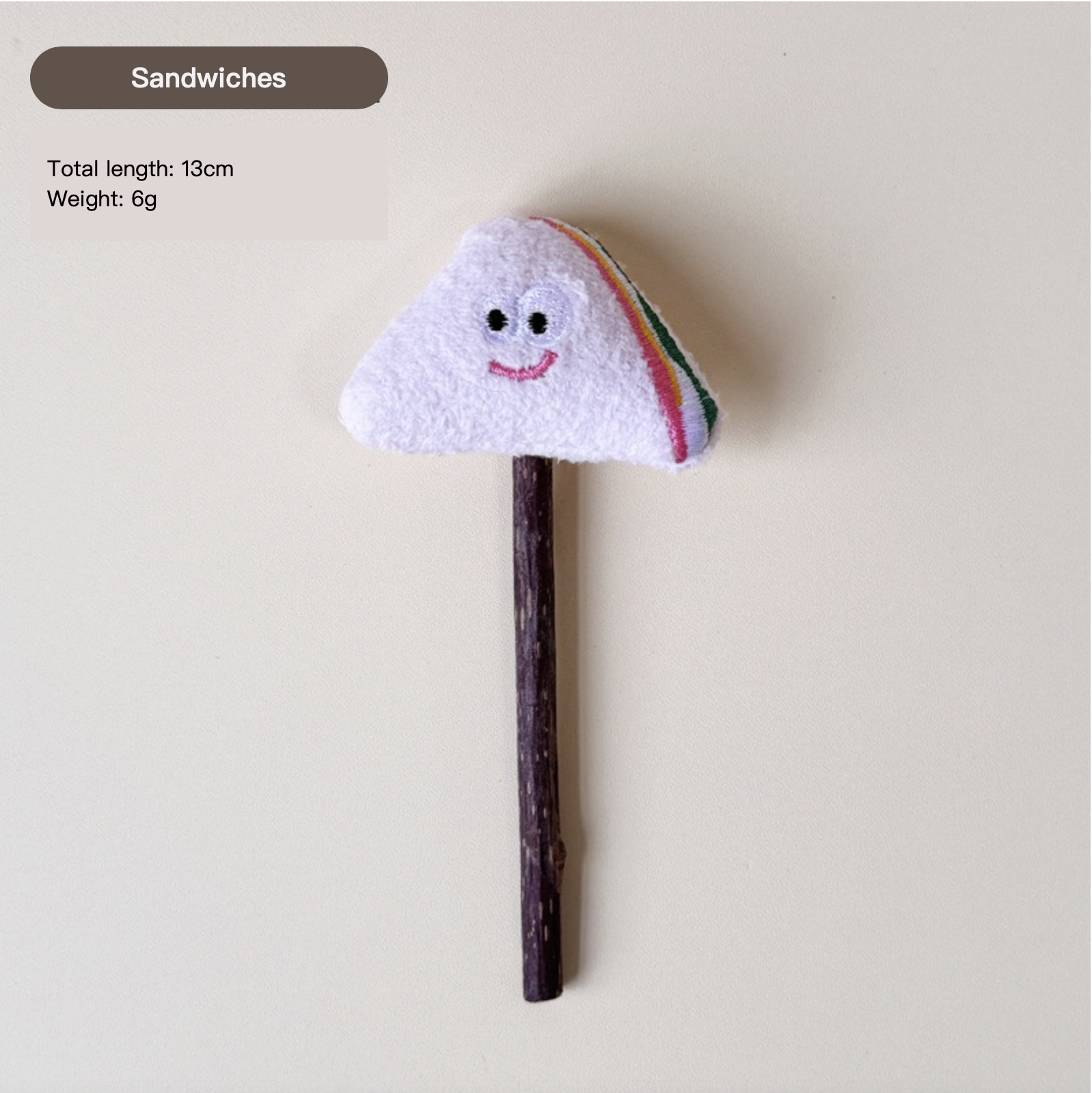 Cute Teeth Grinding & Cleaning Durable Bite Silvervine Cat Chewing Toy