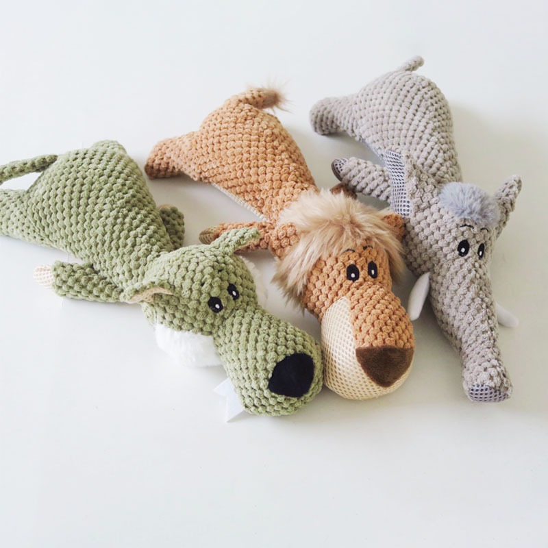 Soft Plush Giggles Dog Toy Interactive for Small, Medium, Large Dogs With 3 Styles Bite Resistant