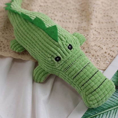 Bite Resistant Giggles Dog Toy Crocodile Interactive for Dogs Squeaky