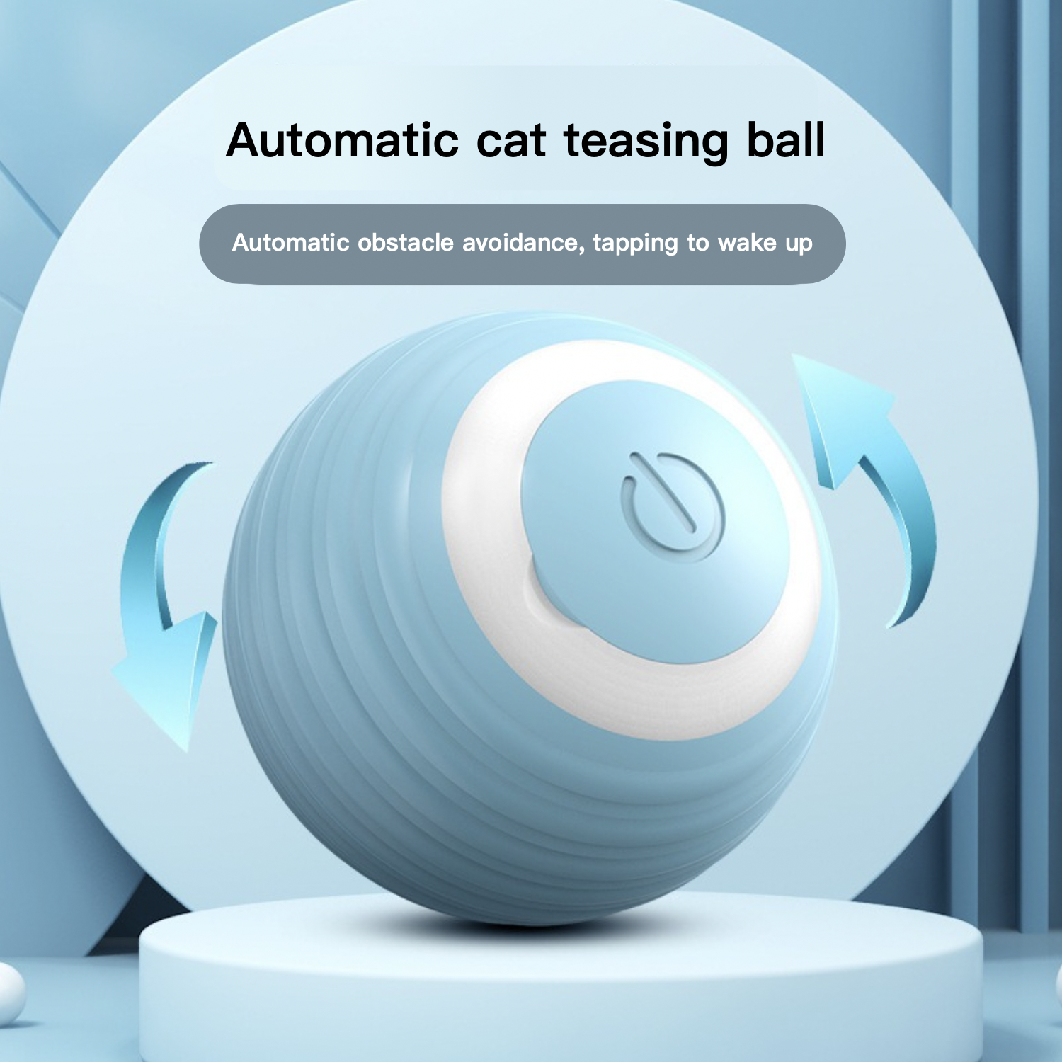 Cute Cat Teasing Ball Rechargeable Cat Self Entertainment Prop Cat Toy Automatic Wake Up