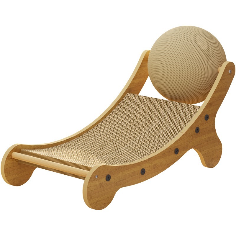 Protecting Furniture Cat Scratching Pad Cardboard With Ball Corrugated paper