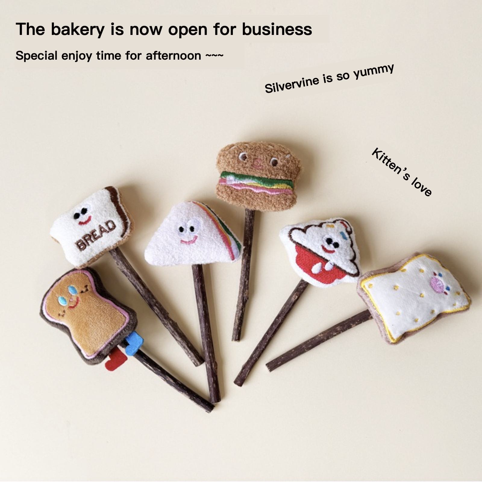 Cute Teeth Grinding & Cleaning Durable Bite Silvervine Cat Chewing Toy