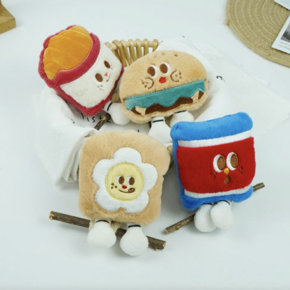 Plush Cat Teeth Cleaning & Grinding Silvervine Chewing Toy Contain Bell  & Catnip