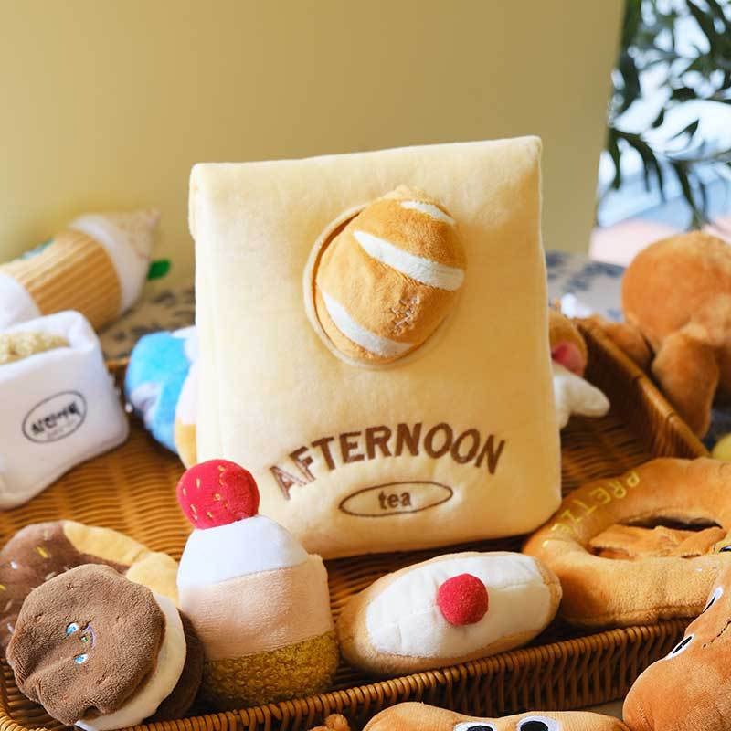 Plush Dog's Digging Fun Toys Hide Food Smelling Toy DIY Your Afternoon Tea