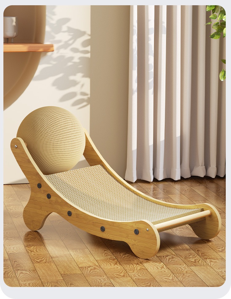 Protecting Furniture Cat Scratching Pad Cardboard With Ball Corrugated paper