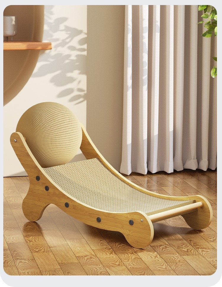 Protecting Furniture Cat Scratching Pad Cardboard With Ball Corrugated paper