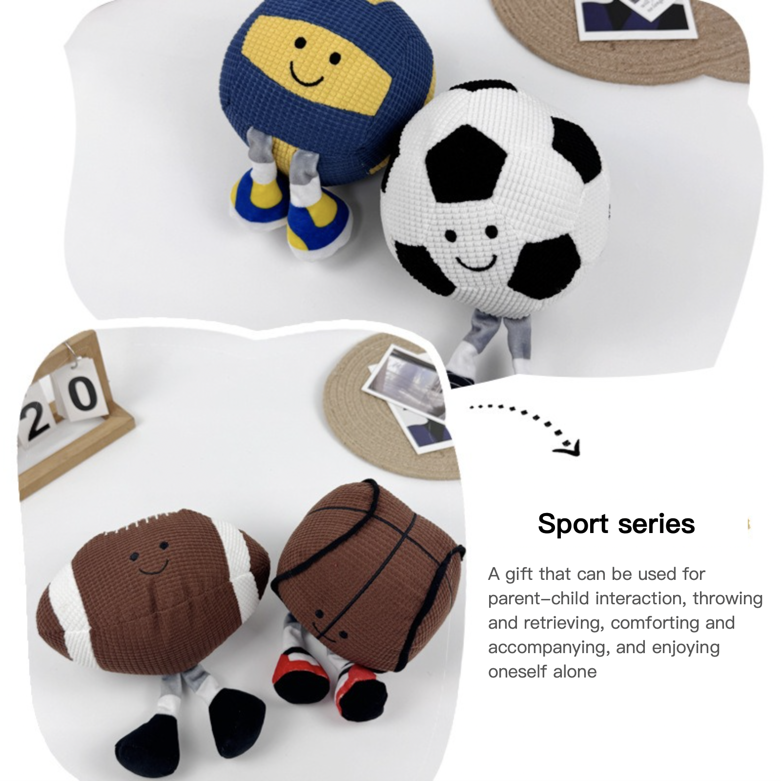 Bite Resistant Squeaky Ball Dog Toy Teeth Cleaning Teeth Grinding Basketball Football Volleyball Rugby