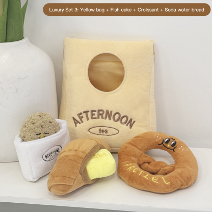 Plush Dog's Digging Fun Toys Hide Food Smelling Toy DIY Your Afternoon Tea