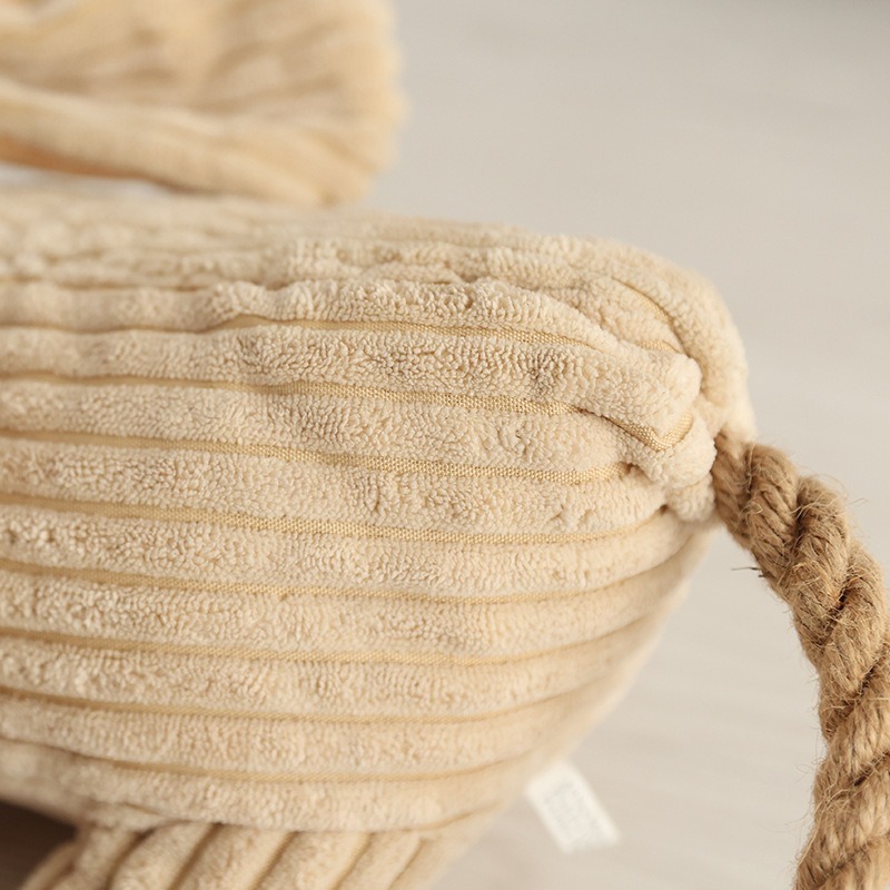 Bite Resistant Rope Dog Toy Cute Dog Donkey Shape Teeth Cleaning Teeth Grinding 