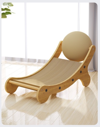Protecting Furniture Cat Scratching Pad Cardboard With Ball Corrugated paper