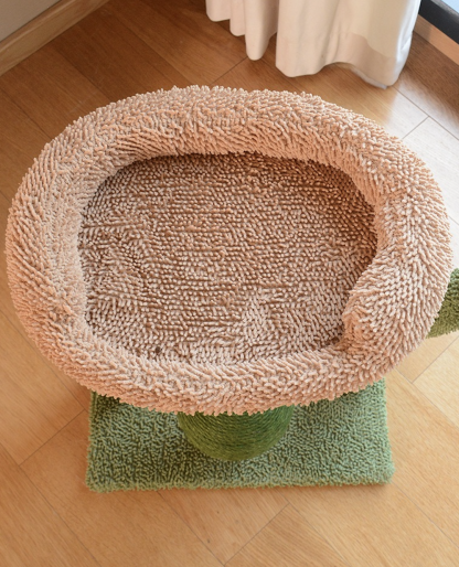 Integrated Small Cactus Cat Tree Sisal Cat Scratching Post For Climbing With Handing Ball