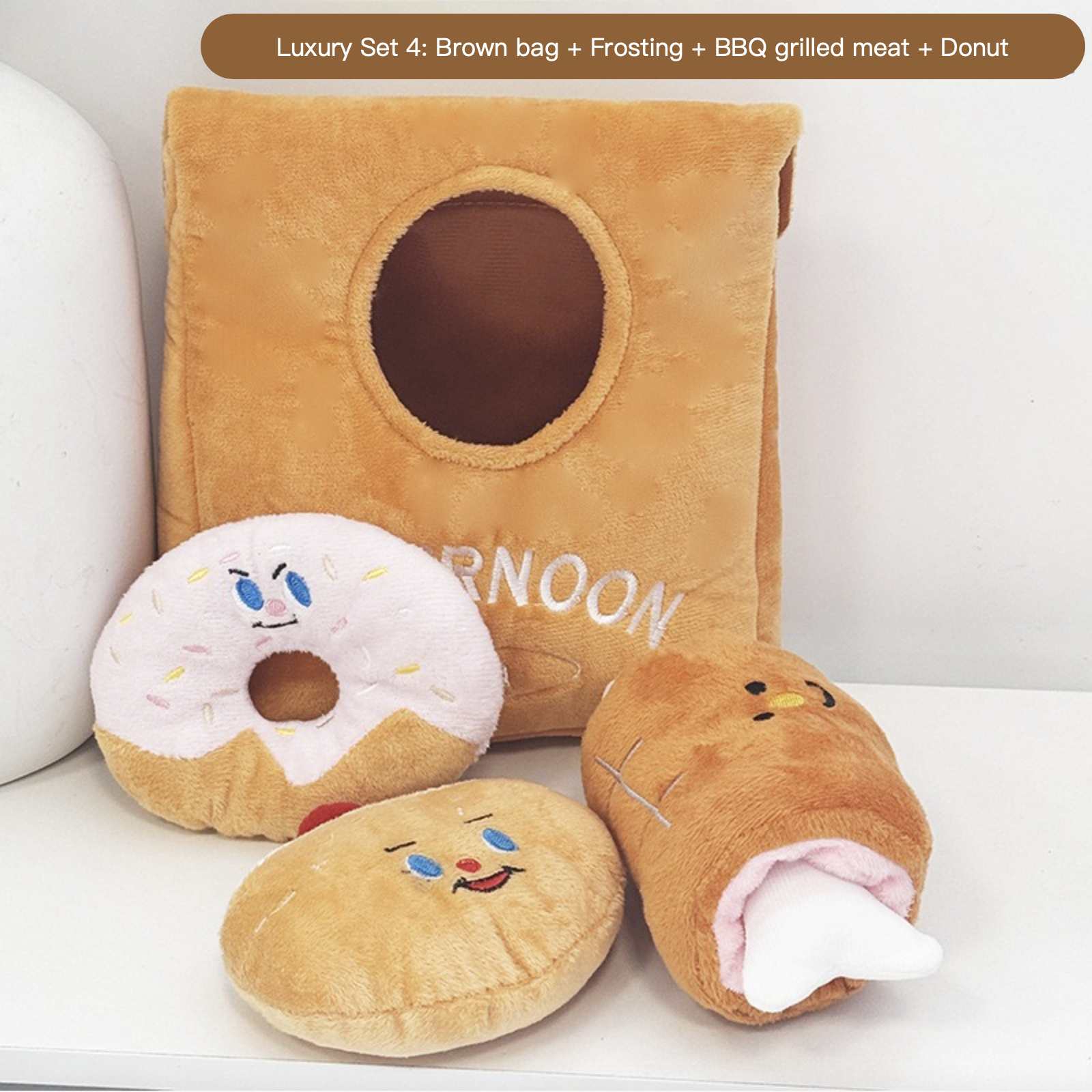 Plush Dog's Digging Fun Toys Hide Food Smelling Toy DIY Your Afternoon Tea