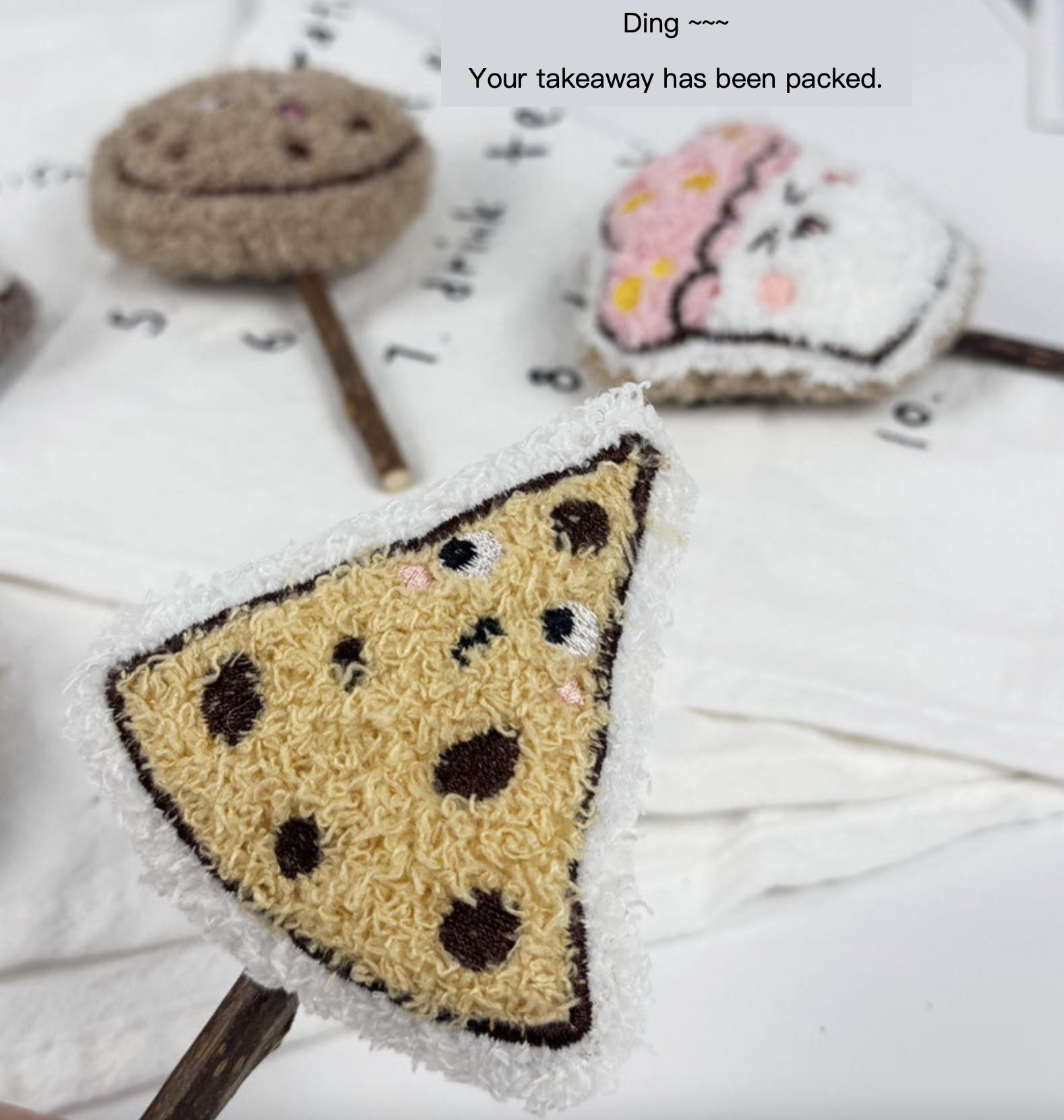 New Bakery Series Teeth Grinding & Cleaning Silvervine Plush Cat Chewing Toy