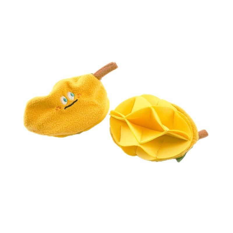 Mango Sniff Hide Food Dog Toy Paper Sound Bite Resistant Pet Toy