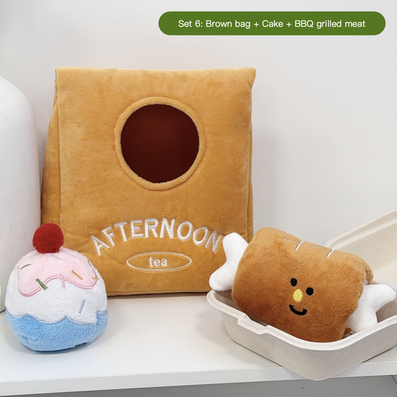 Plush Dog's Digging Fun Toys Hide Food Smelling Toy DIY Your Afternoon Tea