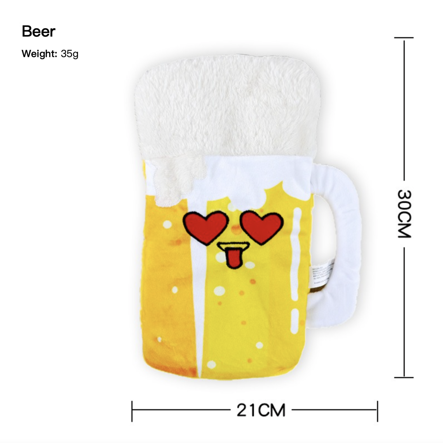 Summer Style Series Squeaky Paper Sound Dog Toy Shoe Watermelon Pineapple Beer Popsicle