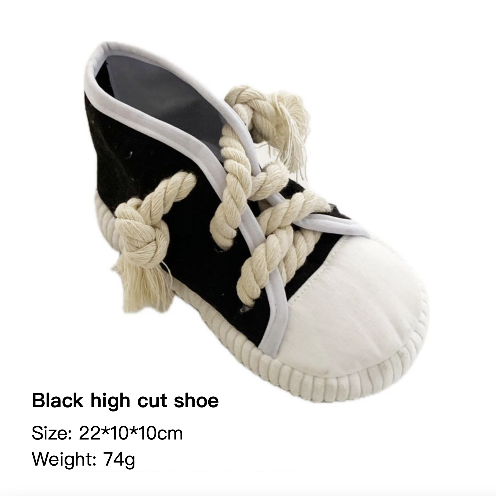 Washable High & Low Cut Shoe Bite-resistant Squeaky Hidden Food Dog Toy 5 Colors