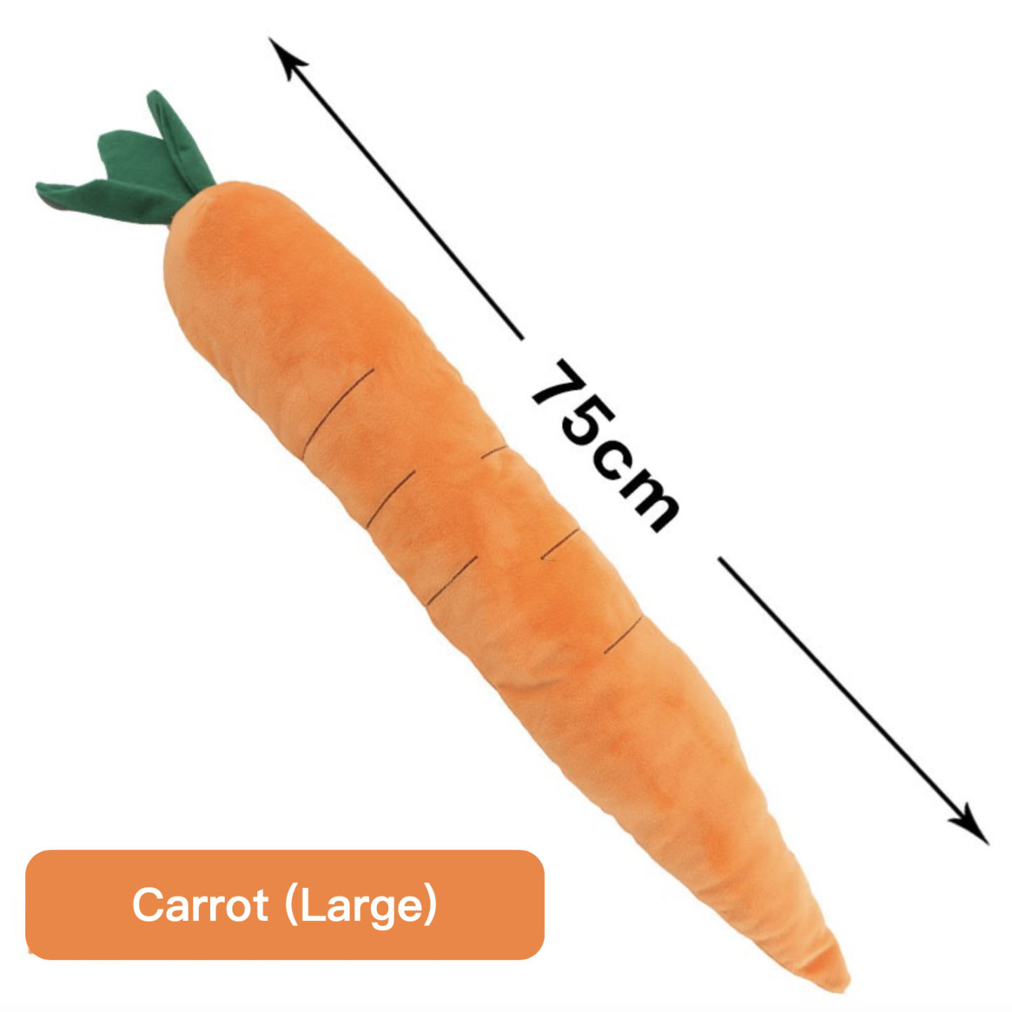 Plush Squeaky Chewing Dog Toy Charge Duck 3 Size 3 Colors Carrot