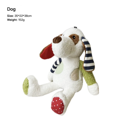 Plush Squeaky Dog Toy Bite Resistant Pet Toy Dog/Horse/Monkey/Chicken
