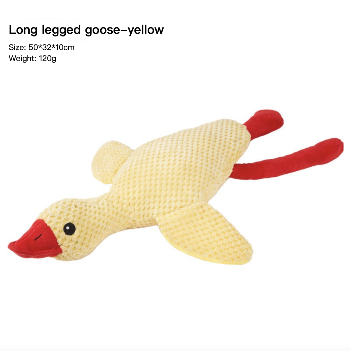 Squeaky Chewing Dog Toy Crooked Nosed Duck 3 Colors Blue Yellow Green