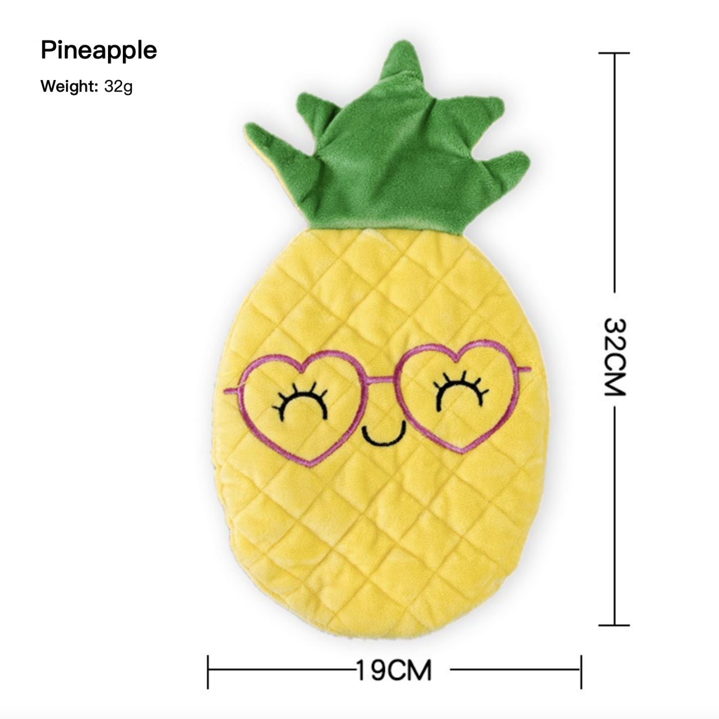 Summer Style Series Squeaky Paper Sound Dog Toy Shoe Watermelon Pineapple Beer Popsicle