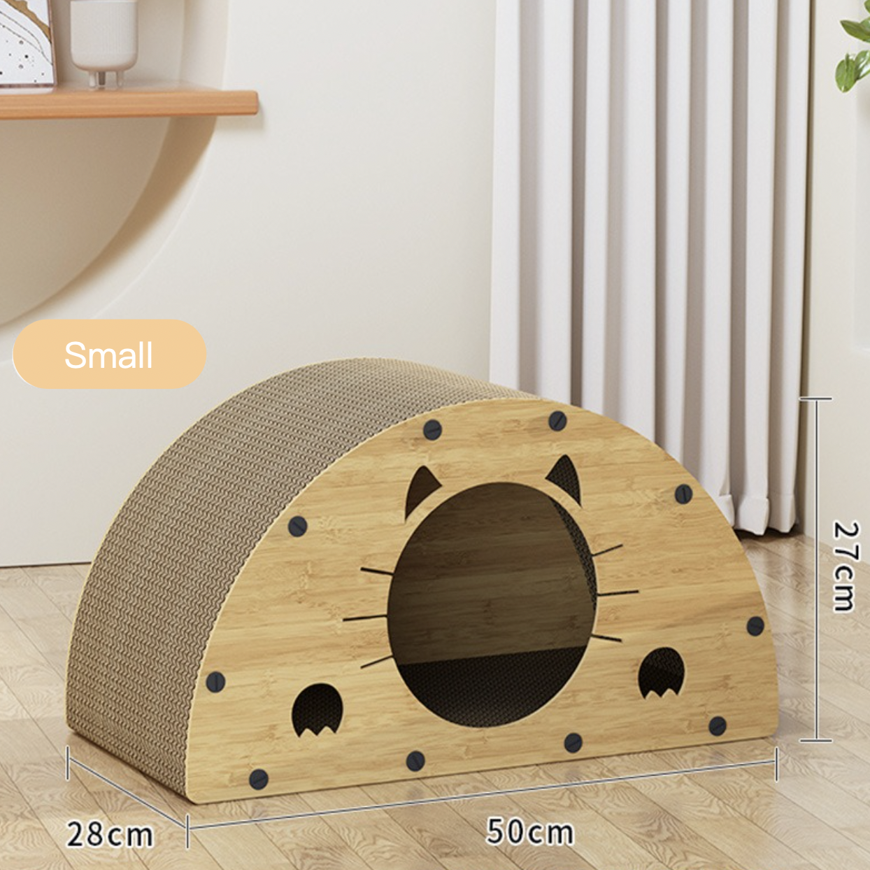 Multifunctional Cat Scratcher Wear-resistant Integrated Vertical Corrugated Paper Cat Toy