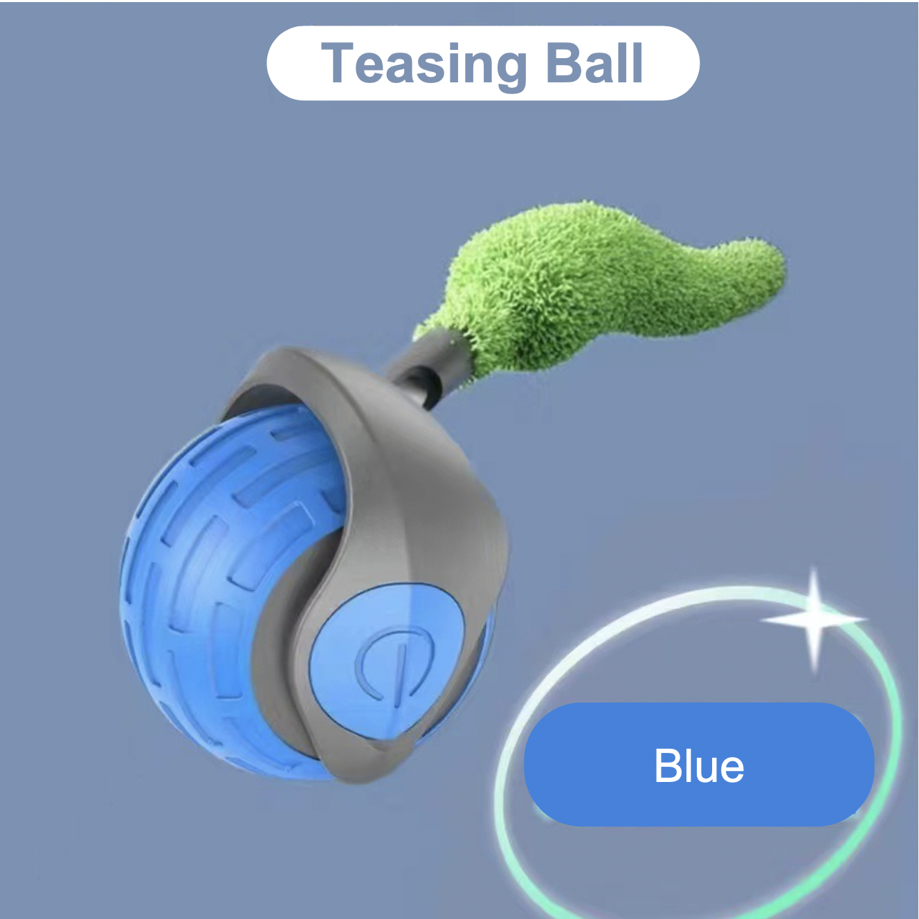 Cat Interactive Toy Cat Teasing Ball Rechargeable Protruding Ball Bouncing Ball Two Modes for Switch