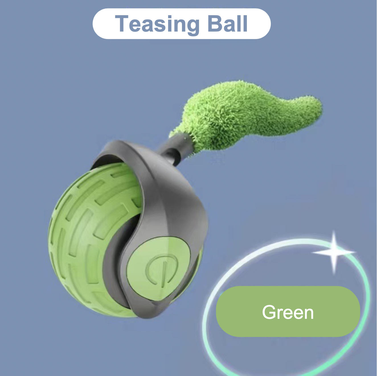 Cat Interactive Toy Cat Teasing Ball Rechargeable Protruding Ball Bouncing Ball Two Modes for Switch