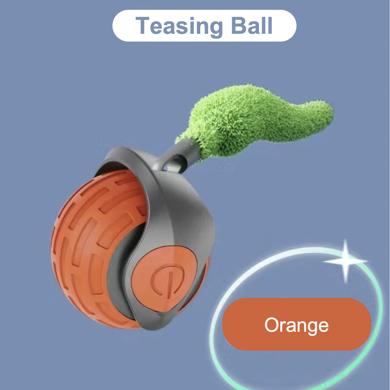 Cat Interactive Toy Cat Teasing Ball Rechargeable Protruding Ball Bouncing Ball Two Modes for Switch