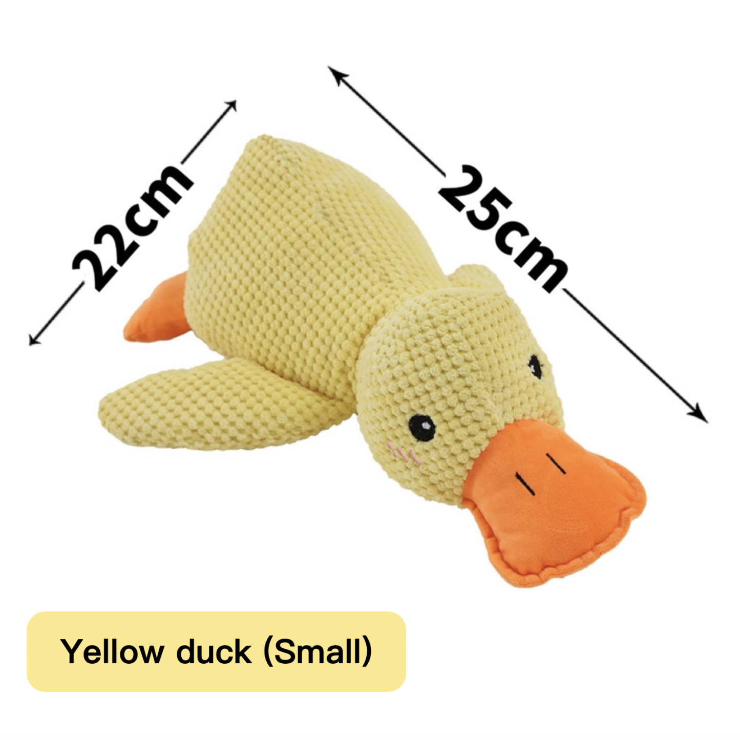 Squeaky Chewing Dog Toy Crooked Nosed Duck 3 Colors Blue Yellow Green