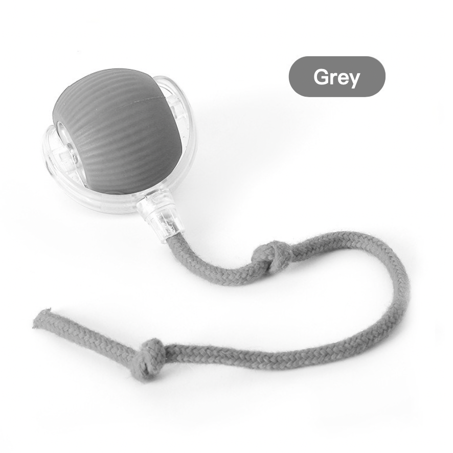 Cute Long Tail Cat Teasing Ball Rechargeable Protruding Ball