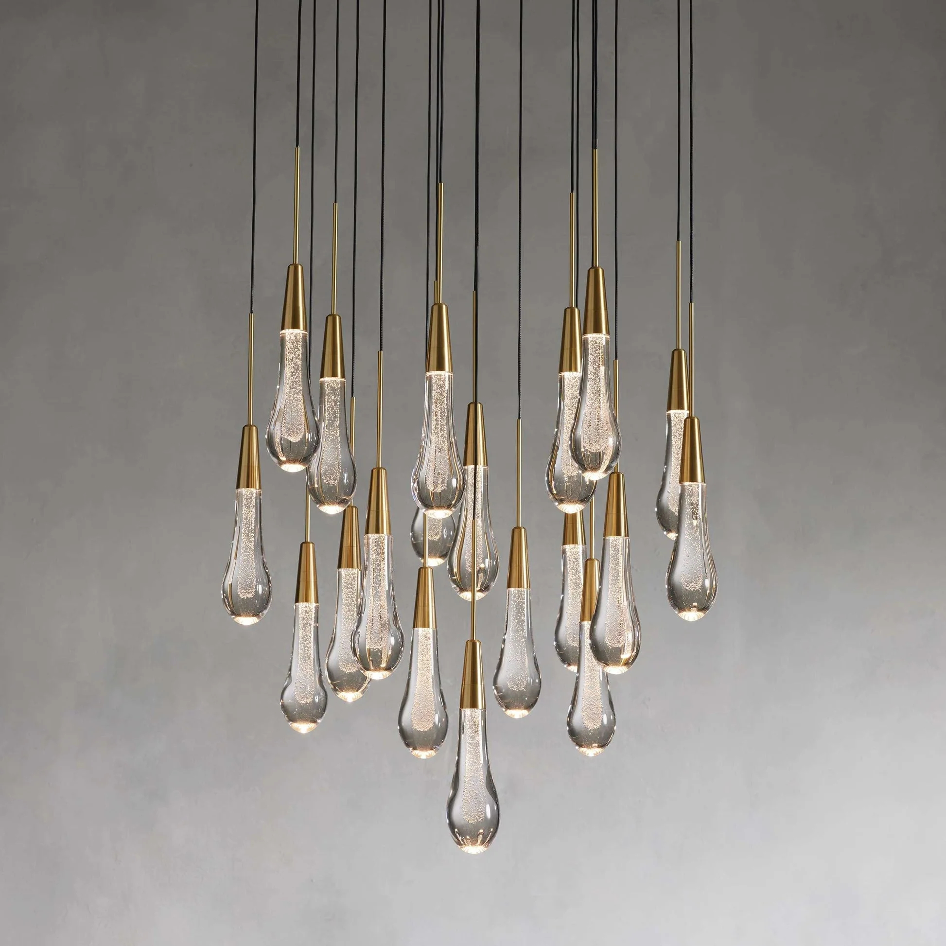 Soltaire Round Chandelier 17"24"36"58"