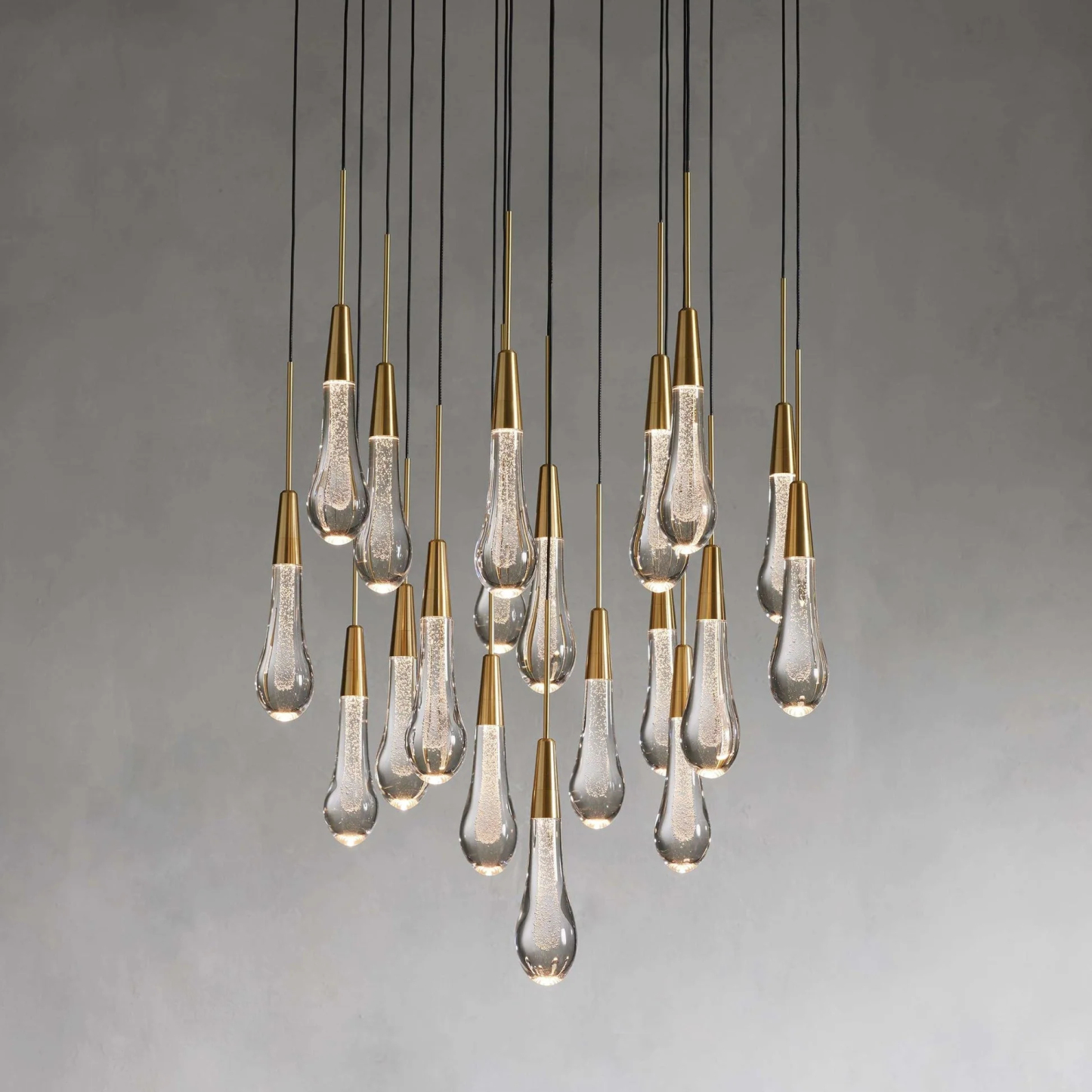 Soltaire Round Chandelier 17"24"36"58"