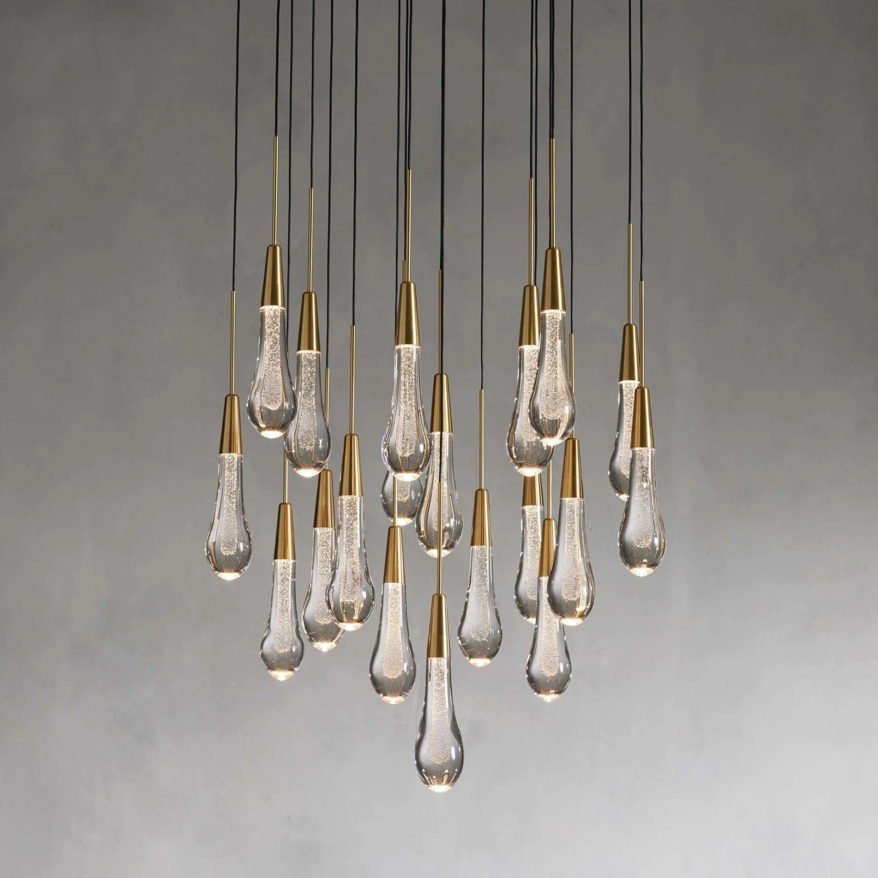 Soltaire Round Chandelier 17"24"36"58"